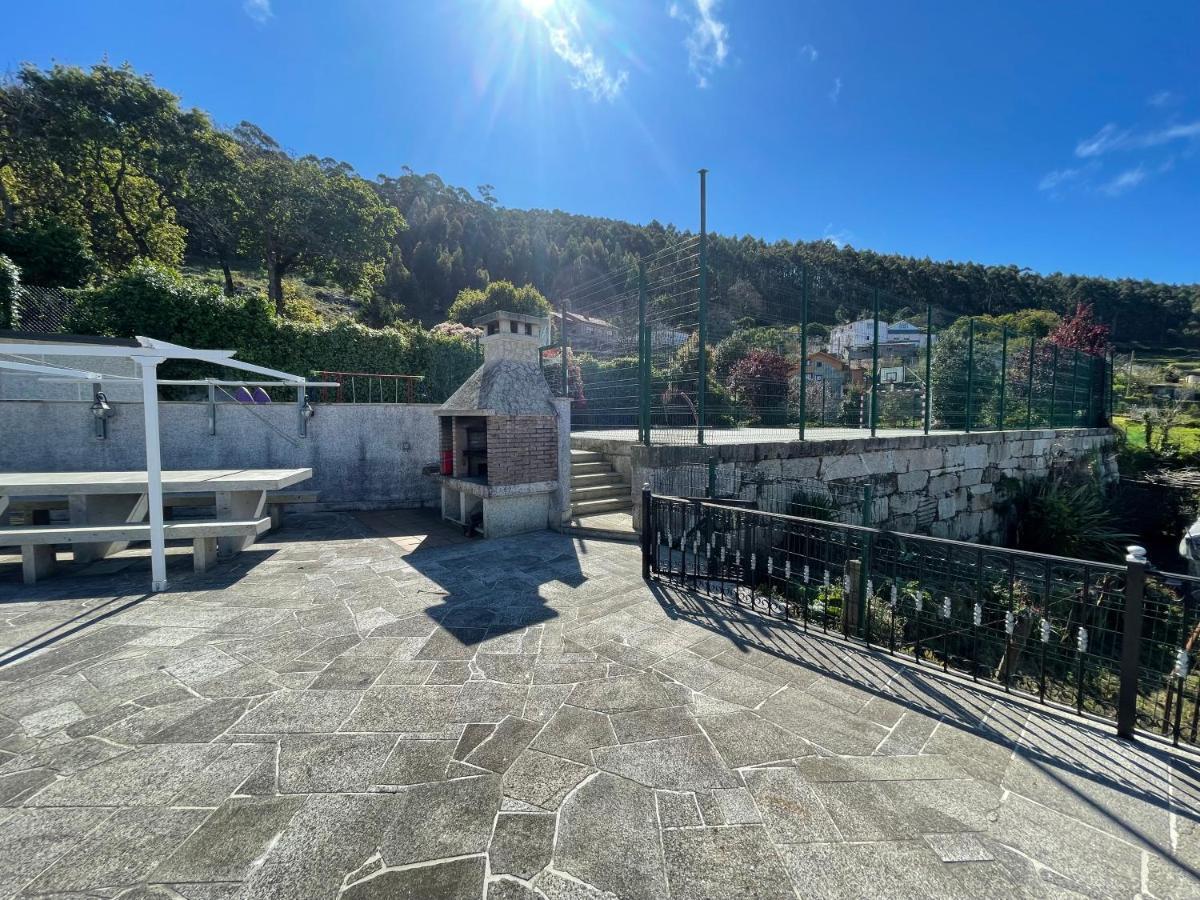 Chalet Con Vistas Al Mar, Piscina, Pista Futbol...Ideal Para Familias Con Ninos Villa Baredo Esterno foto